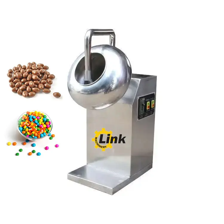 Comodo da usare macchina di rivestimento multifunzionale per cioccolato al caramello alimentare