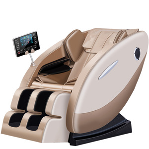 Massage Chair Full Body Electric Multi Point Massage PU Leather Home Use Railless One Piece Molding - Product Image 1