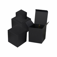Caja de Regalo Pequeña Reciclada, Decoraciones para Bodas, Caja de Regalo de Papel Blanco para Dulces, Caja de Papel Negro Personalizada para Alimentos, Bolsa de Embalaje Impresa