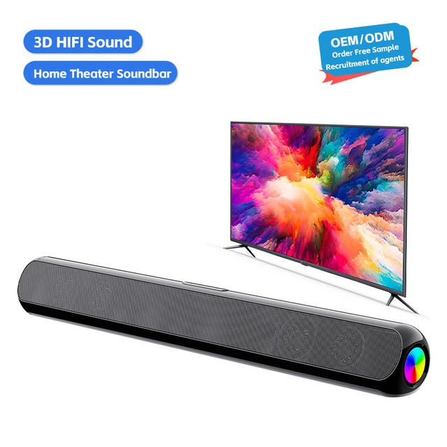 Desktop Computer Laptop Soundbar for TV Surround Sound System TV Sound Bar Speakers With BT/Coaxial/AUX/PC/Gaming/Projectors