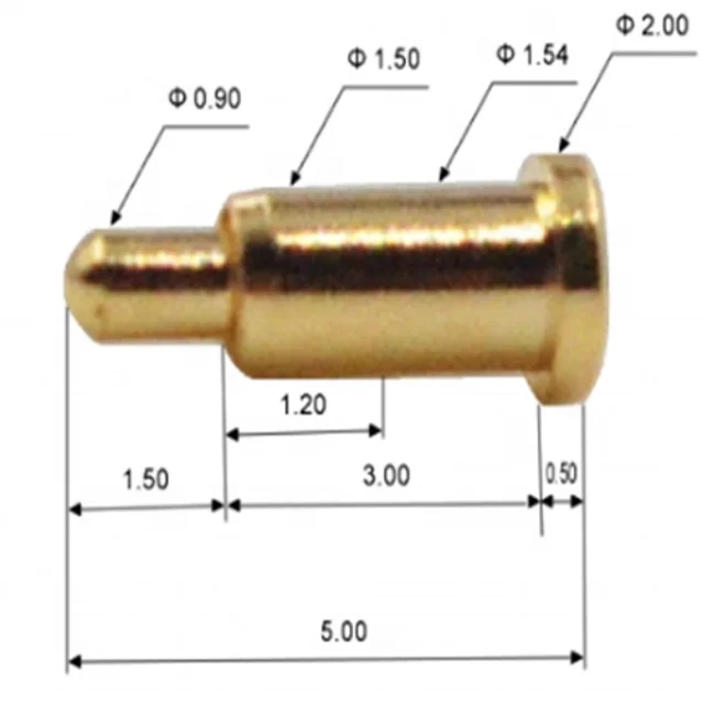 Заводская Настройка всех размеров латунных магнитных usb-разъемов pogo pin
