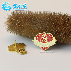 ผลิตเข็มกลัดโลหะเคลือบอ่อนสำหรับอาสาสมัครบริจาคเลือด, เข็มกลัดโลหะผสมสังกะสีเคลือบอ่อนและแข็งแบบกำหนดเอง - Product Image 6