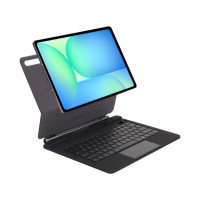 Keyboard Mekanik Nirkabel RGB Backlit Magic Baru dengan Switch Scissor, Kemiringan Dapat Disesuaikan untuk Tab S10 FE Plus 13.1"