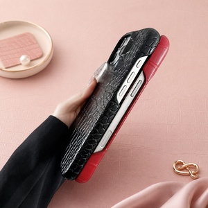 Coque de téléphone <span class=keywords><strong>Croc</strong></span> antichoc de couleur unie pour iPhone - Product Image 2