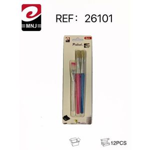 Pixel Paint Brush Set 3Pcs Assorted Sizes For Art Painting - Product Image 2