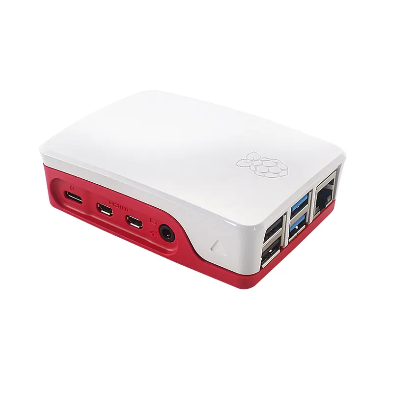 official white and red case Raspberry Pi 4 Case Protective ABS Case Box Shell Enclosure for Raspberry Pi 4B
