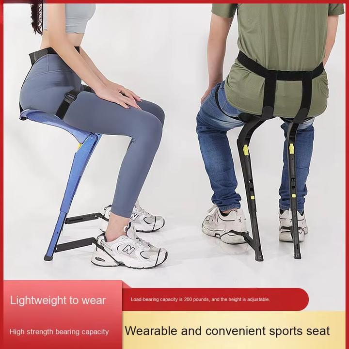 Lightweight Smart PU Exoskeleton Folding Stool Multifunctional Leg ...