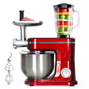 Support à pâtisserie 3 en 1, mélangeur alimentaire ménager 1500W, support de cuisine, mélangeur de pâte à pain en spirale, mélangeur alimentaire électrique pour gâteaux avec mélangeur - Product Image 1