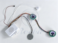 Kit de module vocal IA Wi-Fi Bluetooth avec puce de clonage vocal, yeux LED et capteur radar pour animaux en peluche intelligents personnalisés OEM