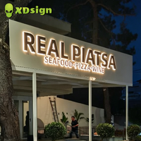 Écran LED extérieur, lettres en relief personnalisées, enseigne rétroéclairée par LED, publicité 3D, éclairage étanche IPX7, décoration, Bluetooth