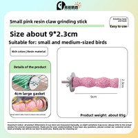 Perchoir à poncer pour perroquet, bâton de ponçage pour griffes et bec, accessoires de cage à oiseaux pour petits oiseaux