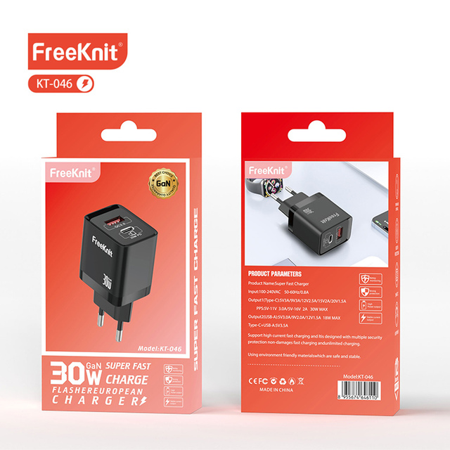USB Type-C Fast Charging for Phone PD 30W Wall Charger QC3.0 EU Power Adapter Mobile Phone Accessories