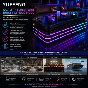 Mesa de Bar de Lujo con Iluminación LED RGB para el Hogar, Mesa de Bar Estilo Cyberpunk para Cafetería, Hotel, Club, Salón <span class=keywords><strong>VIP</strong></span>, Restaurante - Product Image 4
