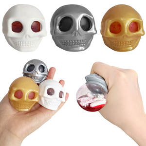 Nouveauté 2026 : Jouets anti-stress amusants pour enfants, ensemble de balles à presser en forme de crâne, pour faire des farces - Product Image 3