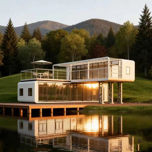 WELLCAMP Casa Cápsula Futurista Tipo Apple, Casa Prefabricada Modular Inteligente para Desarrollo Turístico en Zonas Panorámicas, Campamentos y Resorts - Product Image 1