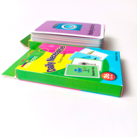 Impression personnalisée de cartes flash couleur fruits lettres Alphabet couleurs formes et chiffres cartes flash éducatives pour tout-petits d'âge préscolaire