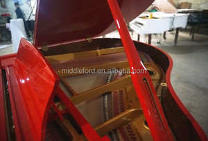 Piano à queue pour bébé auto-sonorisant rouge laqué, modèle GP-152R – Cadeau de Noël populaire - Product Image 2