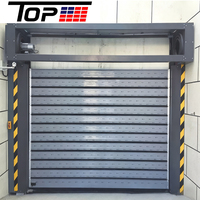 Porte de garage électrique à enroulement avec télécommande et fonctionnement automatique pour la sécurité des garages et des entrepôts