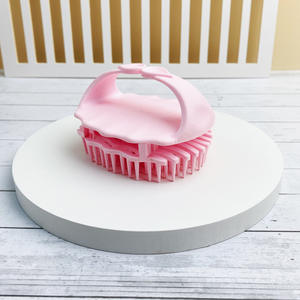 Nouveau design Brosse exfoliante en silicone pour le cuir chevelu, masseur capillaire, brosse à shampoing, utilisation humide et sèche, pour l'exfoliation du cuir chevelu - Product Image 6