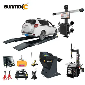 Sunmo Large Scissors Car Lift Tables 3d Wheel Alignment Machine For Sale