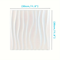 Panneaux muraux 3D en PVC imperméables, ignifuges, faciles à nettoyer, avec texture ondulée et étoilée pour la décoration murale de la chambre à coucher