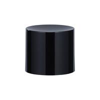 Vente en gros 24/410 blanc noir plat/concave bouchon à vis OEM / ODM anti-déversement ABS + PP couvercle bouteille cosmétiques couvercle #2050