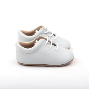 Babyhappy prezzo personalizzato vera pelle 0-24mesi bambino soffice suola culla scarpe Oxford bambino <span class=keywords><strong>primi</strong></span> camminatori - Product Image 6