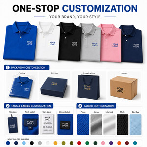 Polo en coton peigné 200G pour homme avec logo personnalisé, respirant, décontracté, pour le golf ou les équipes, vente en gros, tailles S-4XL, bleu roi - Product Image 5
