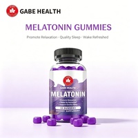 Gummies de mélatonine Gabe Health OEM ODM pour le soutien du sommeil, la relaxation et un sommeil de qualité – Complément alimentaire, 60 unités, végétalien, sans OGM