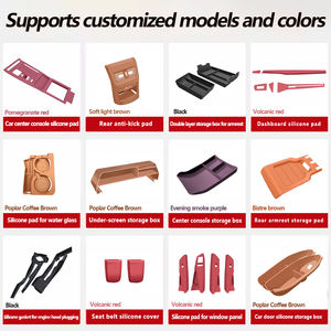 Accesorios de Decoración <span class=keywords><strong>Interior</strong></span> para Automóvil <span class=keywords><strong>Audi</strong></span> <span class=keywords><strong>A3</strong></span> <span class=keywords><strong>Sportback</strong></span>/Limousine, Alfombrilla de Silicona para Consola Central, Modificaciones Interiores, Mejora del <span class=keywords><strong>Interior</strong></span> - Product Image 4