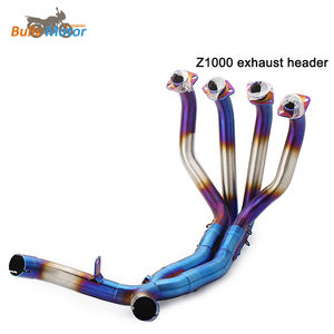 <span class=keywords><strong>Ligne</strong></span> complète pour Kawasaki <span class=keywords><strong>Z1000</strong></span> système d'échappement 2010-2021 Z1000SX Ninja 1000 embases de tuyau de descente en acier inoxydable lien mi tuyau - Product Image 2