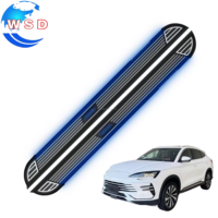 Marchepied latéral en alliage d'aluminium noir avec éclairage LED pour BYD Sealion 6 Seal / Song Plus 2023, accessoires extérieurs pour voiture
