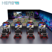 Simulador de Carreras HEROVR de Alto Retorno de la Inversión con Cabina Estilo Fórmula para Tiendas Minoristas