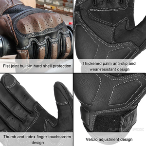 <span class=keywords><strong>Gants</strong></span> de course de <span class=keywords><strong>moto</strong></span> en <span class=keywords><strong>cuir</strong></span> <span class=keywords><strong>marron</strong></span> vintage certifiés CE <span class=keywords><strong>Gants</strong></span> d'équitation de <span class=keywords><strong>moto</strong></span> d'hiver XXL pour hommes Écran tactile Extérieur - Product Image 5