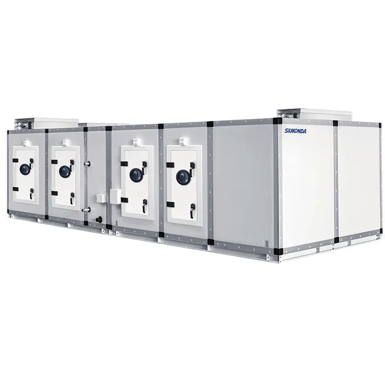 Unità di trattamento aria modulare di tipo combinato refrigeratore raffreddato ad aria commerciale di alta qualità