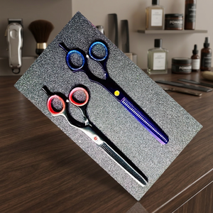 Ciseaux à effiler les cheveux, ciseaux de barbier, ciseaux texturisants, outils professionnels de barbier, équipement de coiffure japonais - Product Image 2