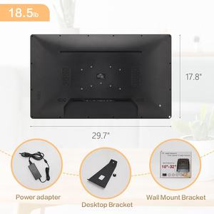 Cansolink 32インチ スマートスクリーン Android タッチスクリーン 内蔵スピーカー 2.0MPカメラ 4G 32G デジタルサイネージ 商用向け - Product Image 6