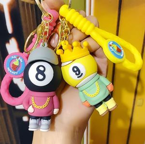 Decoración de Pared para Sala de Juegos con Diseño de Bola 8 de Billar, Accesorios Colgantes Creativos y Lindos de Ocho Piezas Negras - Product Image 2