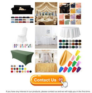 Chemin de table en organza pour mariage et hôtel, nappe de luxe personnalisée froissée pour la décoration de fête - Product Image 6