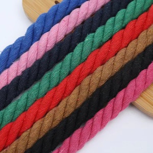 Corda Macramè Intrecciata in Cotone Ecologica Fatta a Mano, Prezzo di Fabbrica all'Ingrosso, 12mm per Borse e Tessili per la Casa - Product Image 3