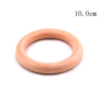 Rond de serviette en bois inachevé en hêtre cercles en bois massif cerceau pendentif connecteurs plante cintre anneaux en bois cerceaux pour artisanat