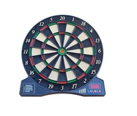 Cible de fléchettes électronique à pointage automatique pour enfants Wanjin avec pointes souples en ABS et PP, emballage en boîte couleur (Modèle WJ60)