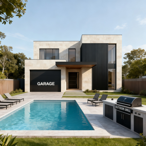 Nexus AI-25 Modern Villa & Kantoorontwerp met 3D-effect rendering en complete projectoplossingen - Product Image 2