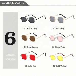 Lunettes de soleil carrées pour enfants, monture petite, style vintage, protection UV400, pour garçons et filles, collection 2021, vente chaude - Product Image 5