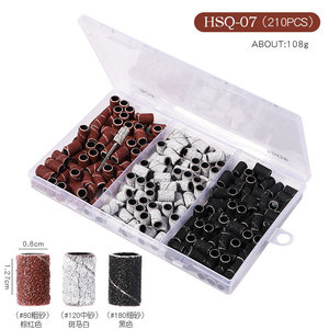 SZNB08 Fabrik preis 80 Körnung braun schwarz grau Nagel bohrer Schleif bänder zum Polieren von Nail Art