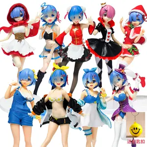 Figurine d'anime Re Life In A Different World, 19-23cm, personnage Rem Ram, Sakura, pyjamas, fille, modèle de jouets
