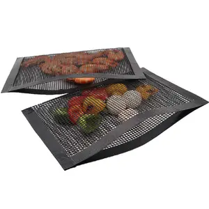 Tx Hoge Temperatuur Bestendige Ptfe Mesh Grill Bag Outdoor Barbecue Picknick Accessoires