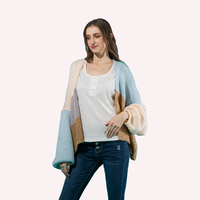 Fournisseur en gros de cardigans en tricot pour femmes, à devant ouvert, au crochet, surdimensionnés, amples, décontractés et tendance