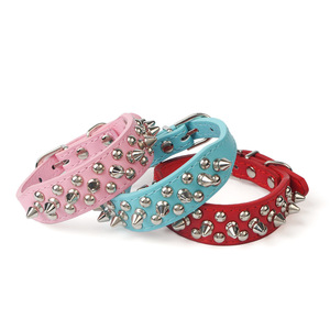 <span class=keywords><strong>Collier</strong></span> <span class=keywords><strong>pour</strong></span> chien punk à pointes, réglable en cuir PU, avec rivets, anti-morsure, clouté, <span class=keywords><strong>pour</strong></span> Pitbull et Bulldog - Product Image 5