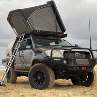 Tente de toit de camping à toit rigide tente de toit de croiseur de roche de quatre saisons à coque dure pour 2-3 personnes tente de toit 4x4 imperméable